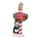 Old World Christmas North Pole Glass Blown Ornament for Christmas Tree