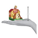 Old World Christmas Pound Puppies Glass Blown Ornament for Christmas Tree