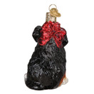 Old World Christmas Bernedoodle Puppy Glass Blown Ornament for Christmas Tree