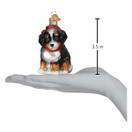 Old World Christmas Bernedoodle Puppy Glass Blown Ornament for Christmas Tree | Bernedoodle Puppy