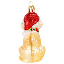 Old World Christmas Holiday Yellow Labrador Puppy Glass Blown Ornament for Christmas Tree | Yellow Labrador Puppy