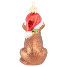 Old World Christmas Holiday Chocolate Labrador Puppy Glass Blown Ornaments for Christmas Tree | Chocolate Labrador Puppy