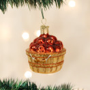 Old World Christmas Fruit Selection Glass Blown Ornaments for Christmas Tree Apple Basket