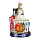 Old World Christmas Cities, Places and Landmarks Glass Blown Ornaments for Christmas Tree Atlanta.