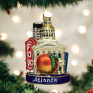 Old World Christmas Cities, Places and Landmarks Glass Blown Ornaments for Christmas Tree Atlanta.