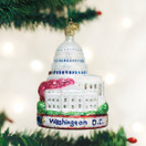 Old World Christmas Cities, Places and Landmarks Glass Blown Ornaments for Christmas Tree Washington D.C