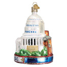 Old World Christmas Cities, Places and Landmarks Glass Blown Ornaments for Christmas Tree Washington D.C