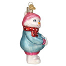 Old World Christmas Ornaments Expectant Snowlady Glass Blown Ornaments for Christmas Tree