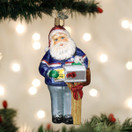 Old World Christmas Postman Santa Ornament, Multi