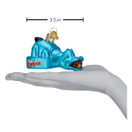 Old World Christmas Hungry Hungry Hippos Glass Blown Ornament for Christmas Tree