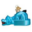 Old World Christmas Hungry Hungry Hippos Glass Blown Ornament for Christmas Tree