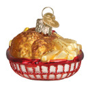 Old World Christmas Chicken Basket Glass Blown Ornament for Christmas Tree | Chicken Basket