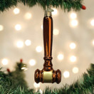 Old World Christmas Gavel Glass Blown Ornaments for Christmas Tree.