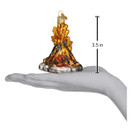 Old World Christmas Ornaments: Camping Outdoor Collection Glass Blown Ornaments for Christmas Tree | Campfire 