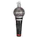 Old World Christmas Ornaments: Musical Instruments Glass Blown Ornaments for Christmas Tree, Microphone