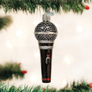 Old World Christmas Ornaments: Musical Instruments Glass Blown Ornaments for Christmas Tree, Microphone
