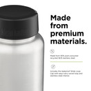 Klean Kanteen Wide Loop Cap | 40 oz, Brushed Stainless