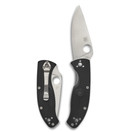 Spyderco Tenacious Lightweight Folding Utility Pocket Knife with 3.39" Stainless Steel Blade and Black FRN Handle | Everyday Carry - PlainEdge - C122PBK