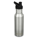 KLEAN KANTEEN Classic Narrow Sport Cap Brushed Stainless Bottle 532Ml, 1 EA | Brushed Stainless