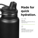 Klean Kanteen TKWide 32oz (w/Chug Cap) - Black