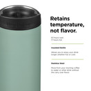 KLEAN KANTEEN Tkwide Green Beryl Cafe Cap with Insulated Bottle 20 oz. | 1 EA