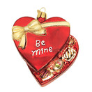 Old World Christmas Valentine Chocolates Glass Blown Ornament for Christmas Tree