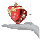 Old World Christmas Valentine Chocolates Glass Blown Ornament for Christmas Tree