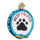 Old World Christmas Ornaments: Dog and Pet Accessories Glass Blown Ornaments for Christmas Tree - Dog Collar