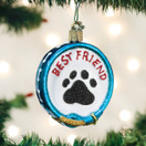 Old World Christmas Ornaments: Dog and Pet Accessories Glass Blown Ornaments for Christmas Tree - Dog Collar
