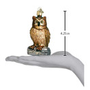 Old World Christmas Glass Blown Ornaments for Christmas Tree Wise Owl