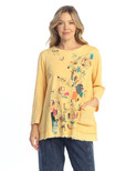 Jess & Jane Mineral Washed Tunic Top - M94 | Large, Whimsy Wheat