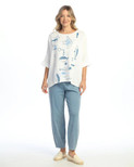 Jess & Jane Mineral Washed Lantern Pants - M100 | Small, Riviera
