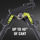 MDT Grnd-POD - Hunting and Shooting Bipod w/ Cant Adjustment | Black, RSS Dovetail