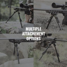 MDT Grnd-POD - Hunting and Shooting Bipod w/ Cant Adjustment | Black, RSS Dovetail