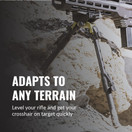MDT Grnd-POD - Hunting and Shooting Bipod w/ Cant Adjustment | Black, RSS Dovetail