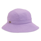 Sun 'N' Sand Packable Sun Hat Women - Cotton Summer Hat - Beach Hats for Women - Foldable Packable Hat w/ Drawstring - 3.5" | One Size, Lilac