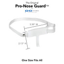 Pro Nose Guard-For Eyeglass Suspension.