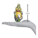 Old World Christmas Lover Collection Glass Blown Ornaments for Christmas Tree Chesire Cat.