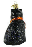 Old World Christmas Halloween Kitty Glass Blown Ornament for Christmas Tree
