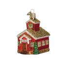 Old World Christmas Teacher Gifts Glass Blown Ornaments for Christmas Tree School House | School House