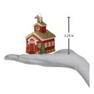 Old World Christmas Teacher Gifts Glass Blown Ornaments for Christmas Tree School House | School House