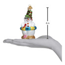 Old World Christmas Ornaments Snowman On Beach Glass Blown Ornaments for Christmas Tree
