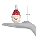 Old World Christmas Ornaments Candy Coil Snowman Glass Blown Ornaments for Christmas Tree