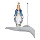 Old World Christmas Spiritual Gifts Glass Blown Ornaments for Christmas Tree Virgin Mary