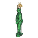 Old World Christmas Glass Blown Ornament for Christmas Tree, Green Army Man