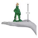 Old World Christmas Glass Blown Ornament for Christmas Tree, Green Army Man