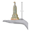 Old World Christmas Cities, Places and Landmarks Glass Blown Ornaments for Christmas Tree Empire State