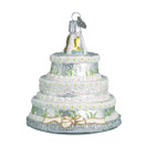 Old World Christmas Bride and Groom Gifts Glass Blown Ornaments for Christmas Tree, Wedding Cake