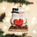 Old World Christmas S'Mores in-Love Glass Blown Ornament for Christmas Tree