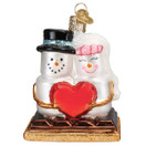 Old World Christmas S'Mores in-Love Glass Blown Ornament for Christmas Tree